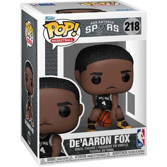 Funko POP! NBA: Spurs - De'Aaron Fox  COLLECTIBLES - Picture 2 of 3